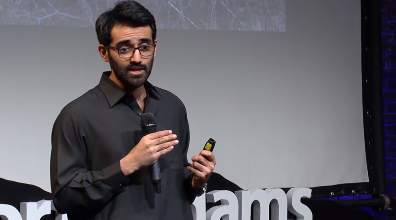 Hamza Farrukh delivers a TEDx talk