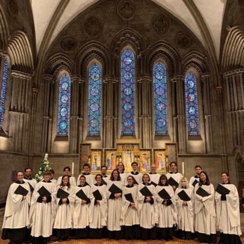 Exeter Choir in Hereford Cathedral 