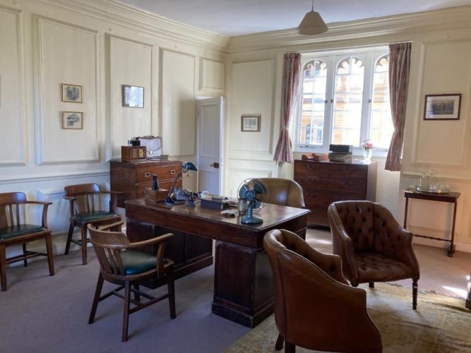 Prof Herrings office was used for filming for Endeavour 