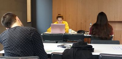 Cohen Quad Students Working