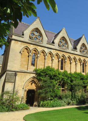 exterior of exeter college library