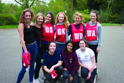 Exeter College netball team