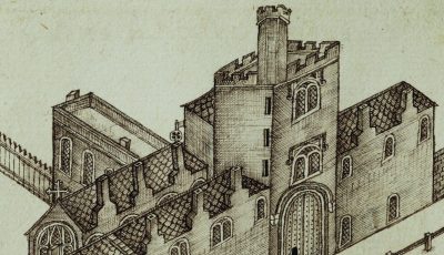 Old Illustration of Exeter College