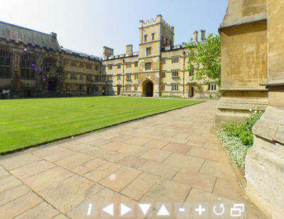 Virtual tour still of Exeter College