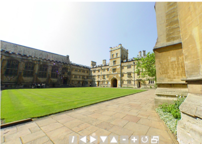 Virtual tour still of Exeter College