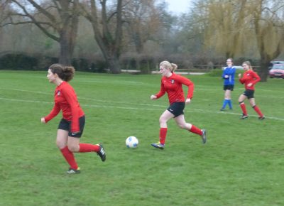 Womens student football team