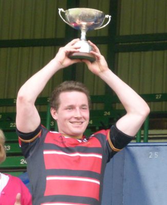 Exeter Rugby team after winning the Cuppers Bowl Final