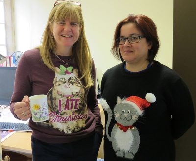 Staff in Christmas Jumpers