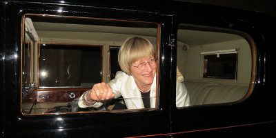 Frances Cairncross leaving Exeter College