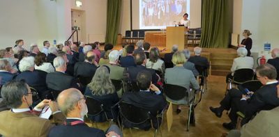 Professor Dame Carol Robinson gives a talk