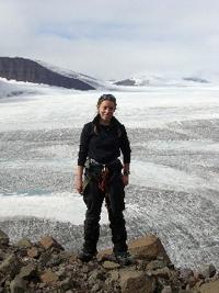 Louise Biddle in Greenland