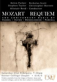 Mozart Requiem in the Chapel poster