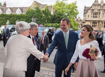 The King and Queen of Spain visit Exeter