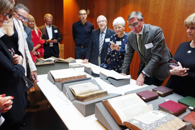 formal opening of neil blair special collections reading room