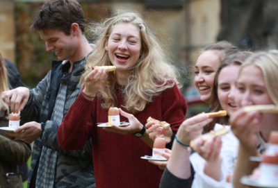 World Egg Day, students breaking record photo