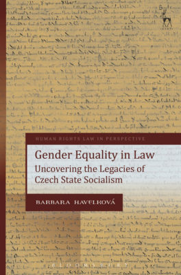 Barbara Havelkova's Gender Equality Law book cover