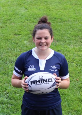 Lucy Fenwick's varsity rugby team photo