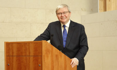 Former Prime Minister of Australia Kevin Rudd
