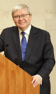 Former Prime Minister of Australia Kevin Rudd