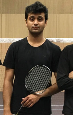 Exeter Badminton Cuppers Aniruddha Voruganti