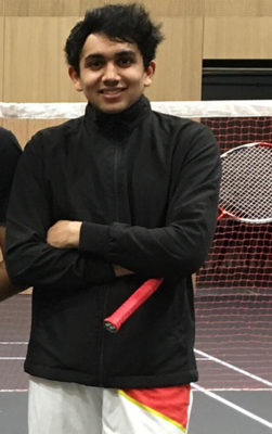 Exeter Badminton Cuppers Anuj Doshi