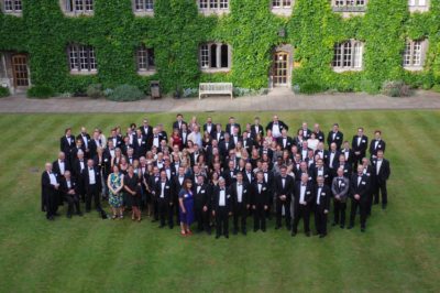 Grand Gaudy 85-89 evening guests group photo