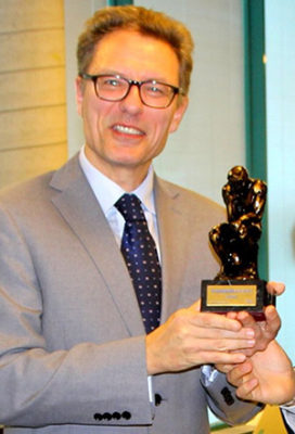 Luciano Floridi with IBM Thinker Award