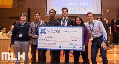 Shiri Heffetz and team Vinculum at the Hackathon at the Vatican