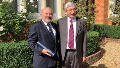 Howard Rosen 1974 Jurisprudence made Distinguished Friend of Oxford