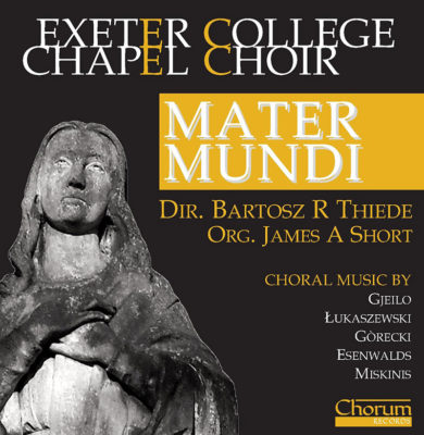 choir CD cover artwork Mater Mundi