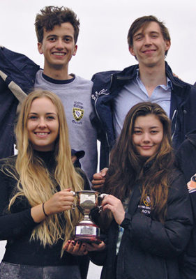 Exeter's 2019 sailing cuppers squad