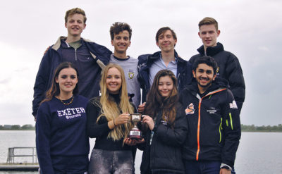 Exeter's 2019 sailing cuppers squad