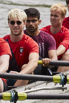 Exeter men's rowers second boat summer eights 2019