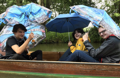 East Lothian students punting