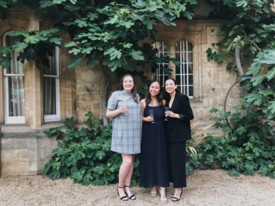 Students in the garden