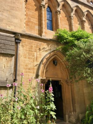 Entrance to the College library