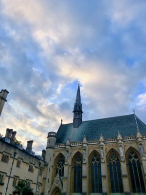 Exeter College Chapel from the Front Quad