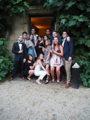 Exeter College Summer Programme Students at a formal