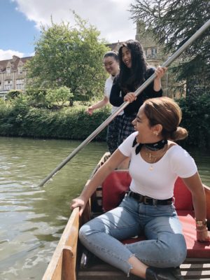 Exeter College Summer Programme Students Punting