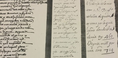 Examples of early modern handwriting (Biblioteca Nacional de España)