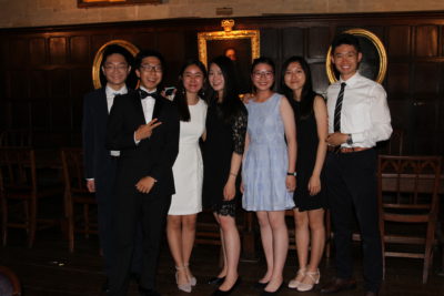 Exeter College Summer Programme Students at a Formal