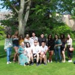 Exeter College Summer Programme Students in the Fellow's Garden