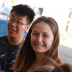 Two Exeter College Summer Programme Students smiling