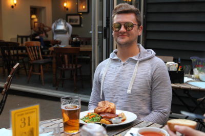 Exeter College Summer Programme Student inside a Bar