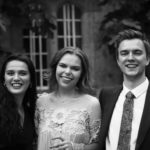 Exeter College Summer Programme Student smiling in Fellows Garden at a Formal