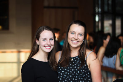 two students of summer programme smiling