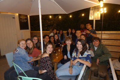 Exeter College Summer Programme Students inside bar