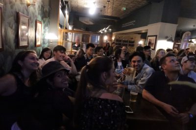 Exeter College Summer Programme Students inside bar