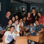 Exeter College Summer Programme Students inside bar