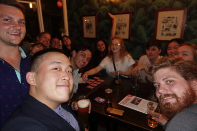 Exeter College Summer Programme Students in Pub